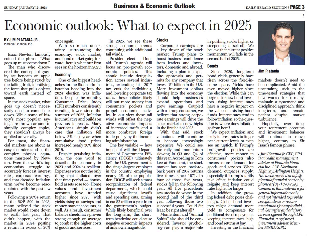 Business & Economic Outlook Article